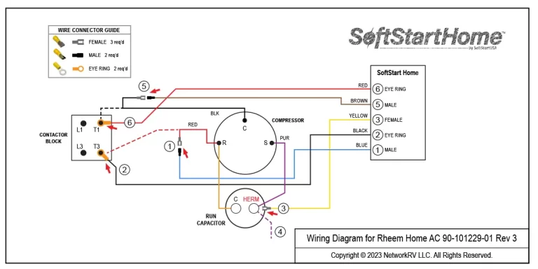 home ac compressor diagram